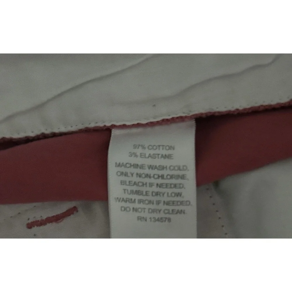 Vineyard Vines Club Shorts Flat Front Cotton Twill Nantucket Red Size 38 Preppy